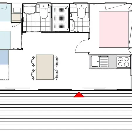 פארק נופש Mobilehome In Grado 53705
